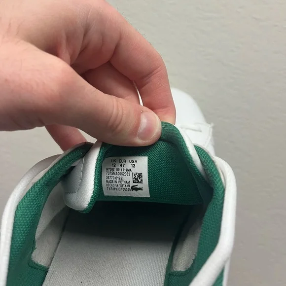 Lacoste Men's White Sneakers - Picture 5 of 7